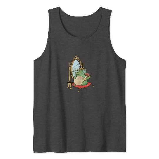 Classy Royalty Prince Toad Frog Amphibian Tank Tops