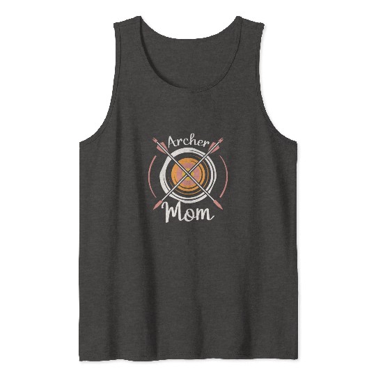 Archer Mom Bowmaster Archery Bow Arrow Mothers Day Tank Tops