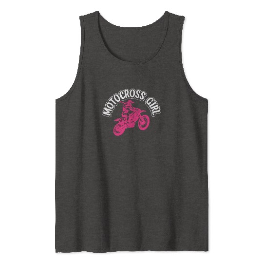Dirtbike Girl Supercross Girl Off-road Enduro Moto Tank Tops