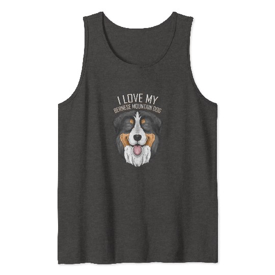 Dog Lover - I Love My Bernese Mountain Dog Tank Tops