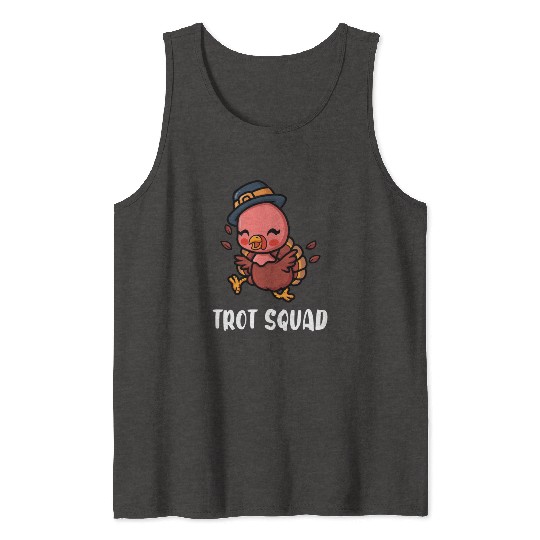 Thanksgiving Running Turkey Trot Squad Tank Tops