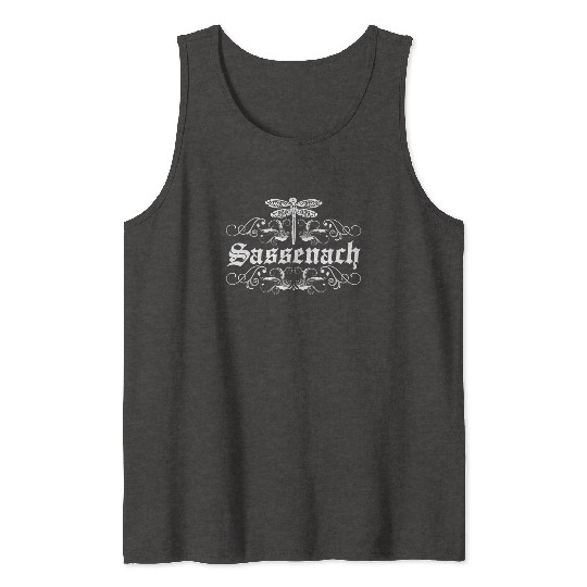 Sassenach Outlander Celtic Gaelic Dragonfly Tank Tops