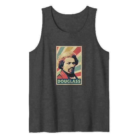 Frederick Douglass Vintage Colors Tank Tops