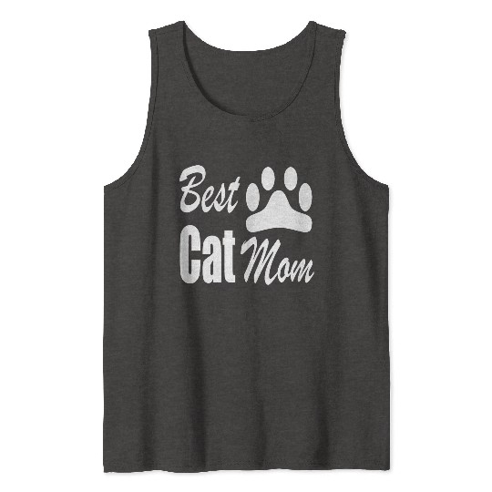 Best Cat Mom Tank Tops