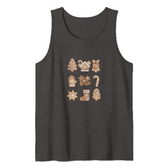 Christmas Gingerbread Cookies! Tank Tops