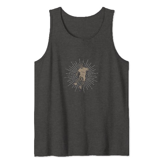 Halloween Tank Tops, Soccer Skeleton Spooky Tank Tops,