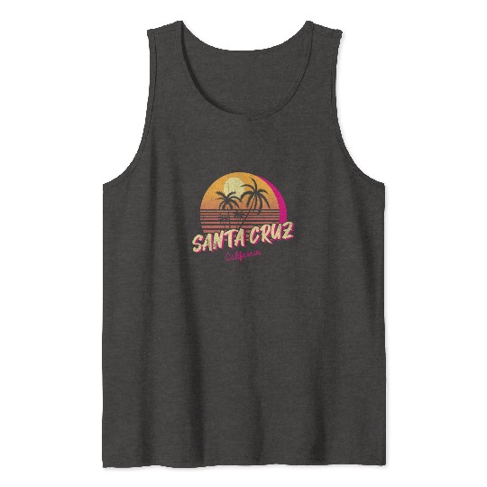 Retro Santa Cruz California Tank Tops