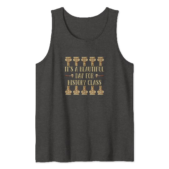 I Teach History Teacher Tank Tops
