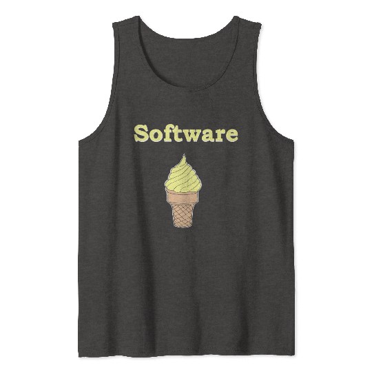 Software Vanilla Ice Cream Tank Tops
