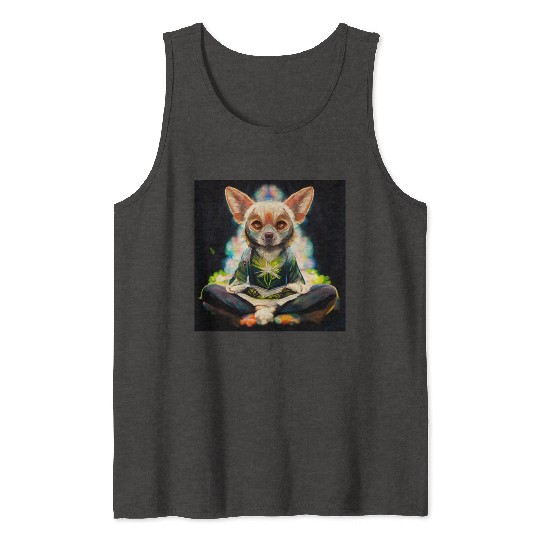 buddhist chihuahua Tank Tops