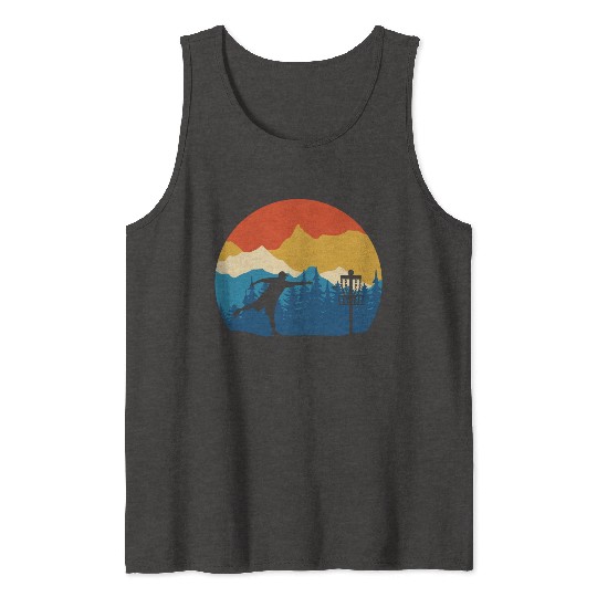 Disc Golf - Disc Golfing Player Ultimate Frisbee Tank Tops