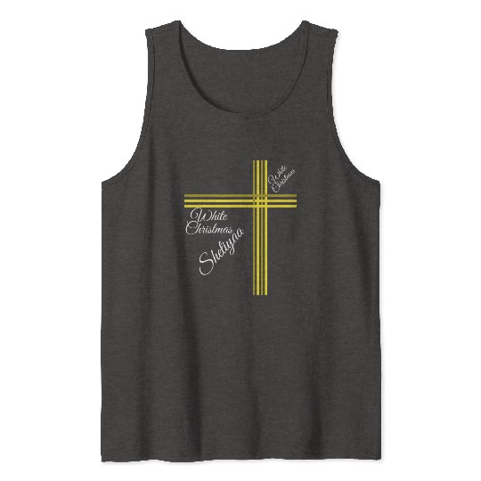 White Christmas Sheliyaa Tank Tops