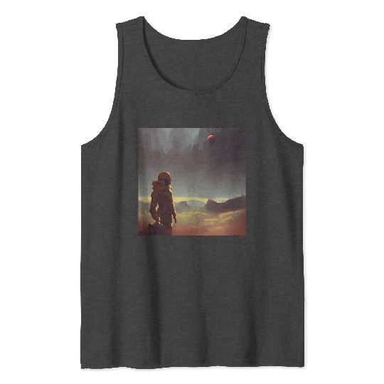 Mars exploring Tank Tops