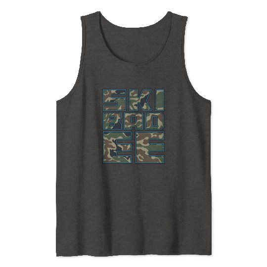 MC Skibadee DNB Original Junglist MC Skiba Camo Tank Tops