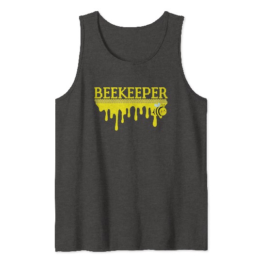 Bee Keeper Beekeeper, Funny Bee Hive Honey Lover Tank Tops