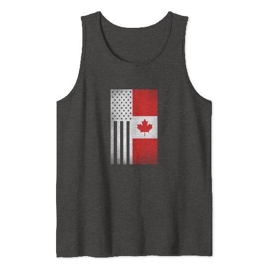 Canada Design for proud Canadian Americans Tank Tops