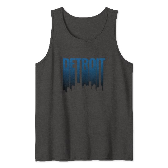 Detroit Michigan Tank Tops