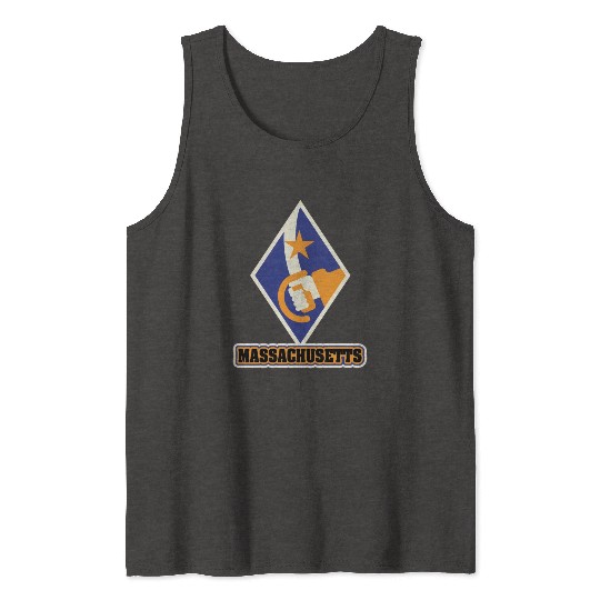 US States MASSACHUSETTS Tank Tops