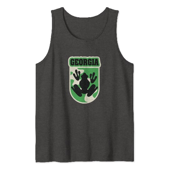 US States GEORGIA Tank Tops
