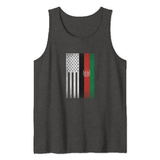 Afghanistan Design for proud Afghan Americans Tank Tops