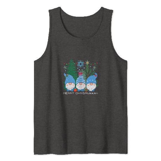 Merry Christmukkah, Jewish Christmas Tank Tops