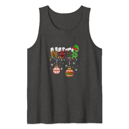 Funny Chest Nuts Couples Christmas Chestnuts Xmas Tank Tops