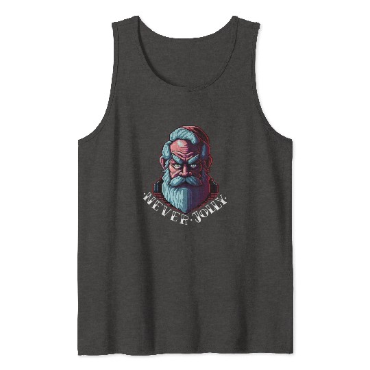 Grumpy Santa Tank Tops