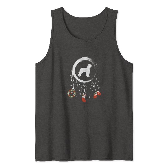 dog dreamcatcher Christmas Irish Water Spaniel Tank Tops