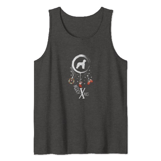dog dreamcatcher Christmas Irish Water Spaniel Tank Tops