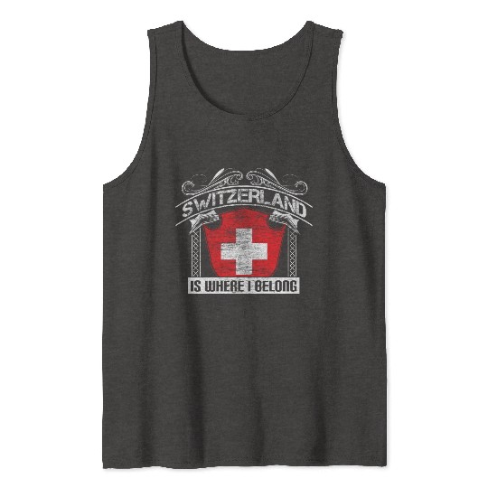Switzerland Matterhorn State Tank Tops