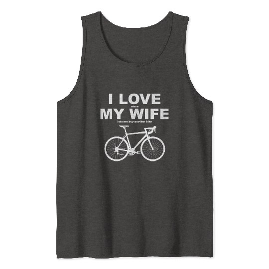 I LOVE MY WIFE Essential Tank Tops