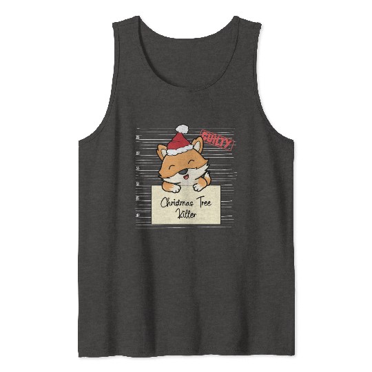 Fox christmas funny prison Tank Tops