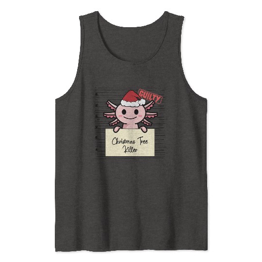 Axolotl christmas funny prison Tank Tops