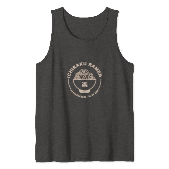 Ichiraku Ramen Hidden Leaf Tank Tops