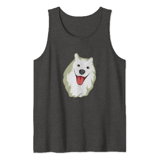 Samoyed Cute Puppy Dog Owners Pet Lover Gift Ideas Tank Tops