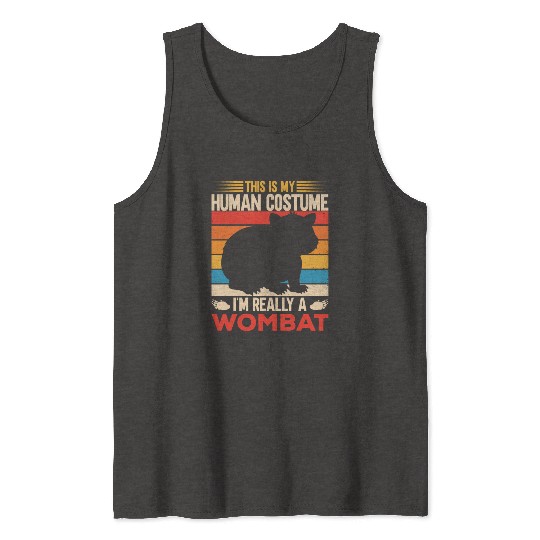Combat Wombat For A Wombats Lover Tank Tops
