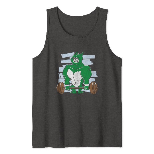 Pumping hulk. Gym Tank Tops