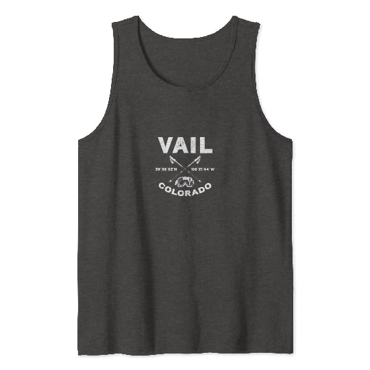 Vail Colorado, Skiing Tank Tops