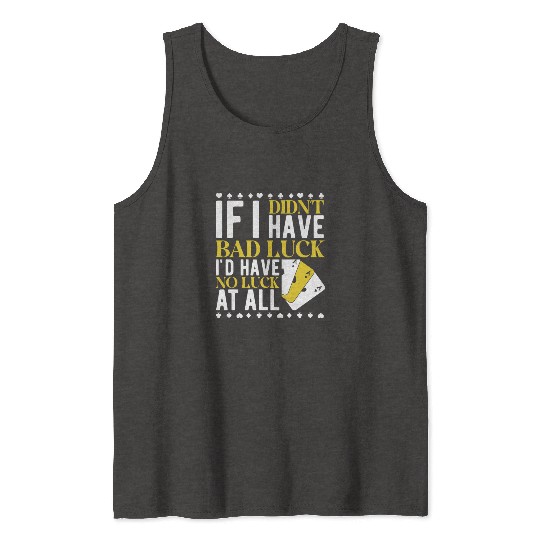 Poker Casino Poker Player Gambling Roulette Tank Tops