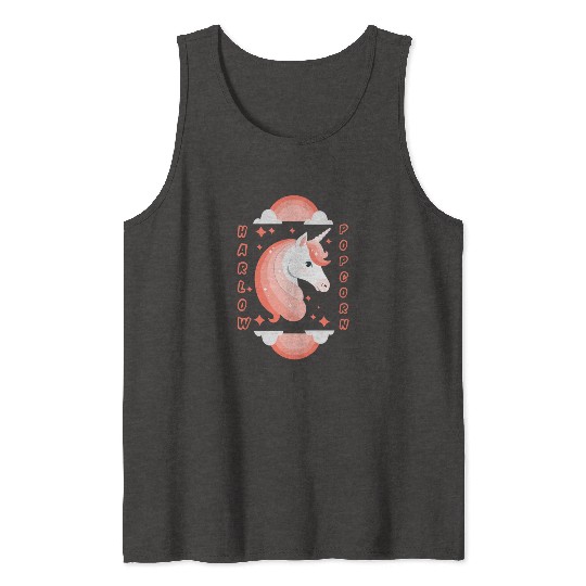 Harlow And Popcorn Merch Popcorn The Pony Tank Tops