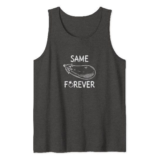 Same Eggplant Forever - Bride Bachelorette Party Tank Tops