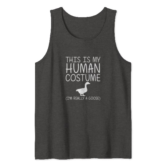 Goose Easy Halloween Human Costume Waterfowl Anima Tank Tops