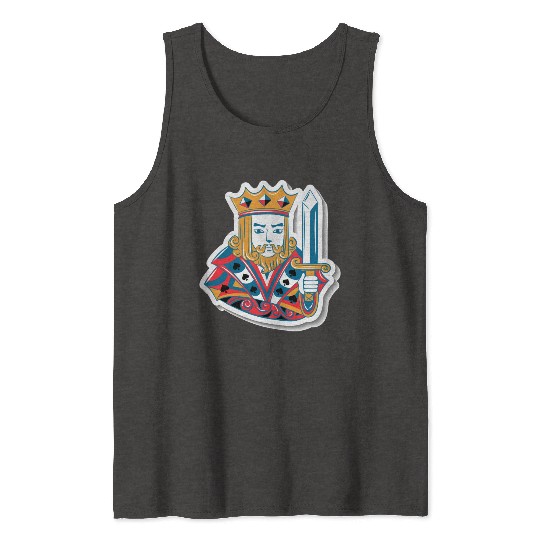 Playing card style Tank Tops