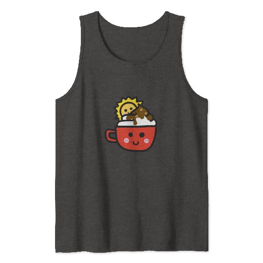 coffee coffee, corgi drawing, buy corgi drawing, p Tank Tops