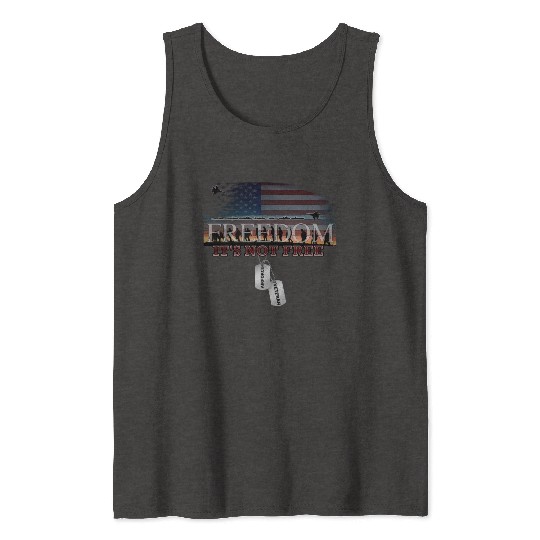 Airforce Veteran Freedom isn't Free Tank Tops