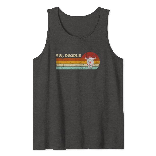 ew people funny christmas deer Tank Tops