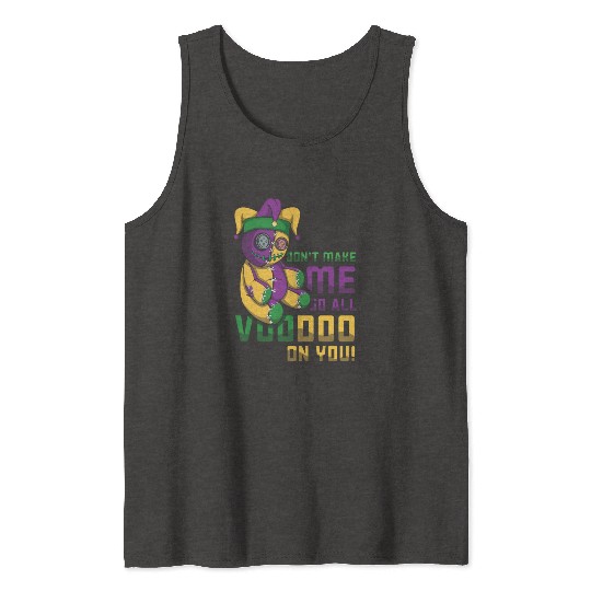 Witchcraft Doll Festival Parade Beads Mardi Gras Tank Tops