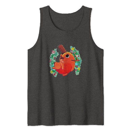 CUTE DEVIL DOG CHRISTMAS Tank Tops