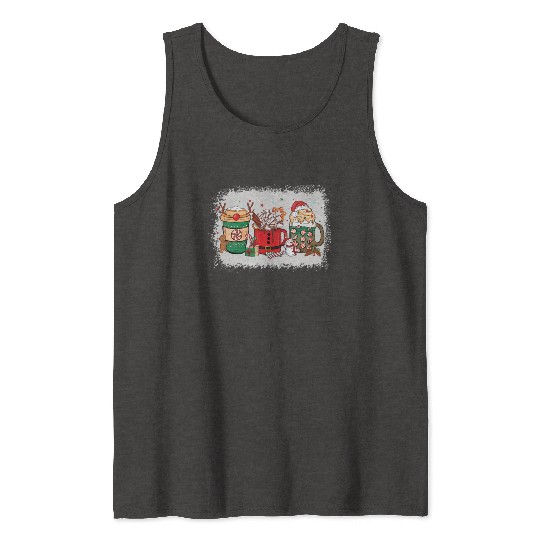 Christmas Hot Chocolate Cup Tank Tops
