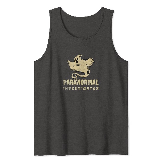 Ghost Hunting Paranormal Investigator Tank Tops